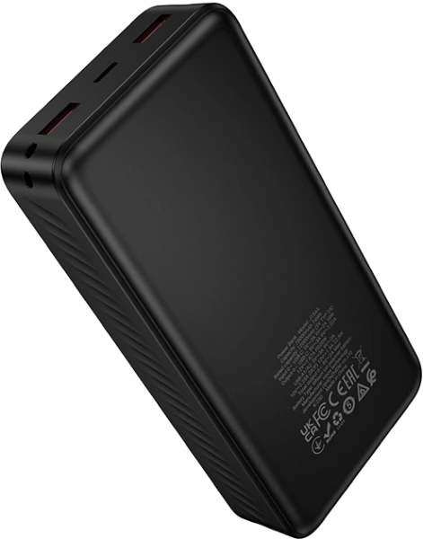 Мобильный аккумулятор Hoco J154A 20000mAh QC3.0/PD 22.5W 3A 2xUSB-A/USB-C черный (60761)
