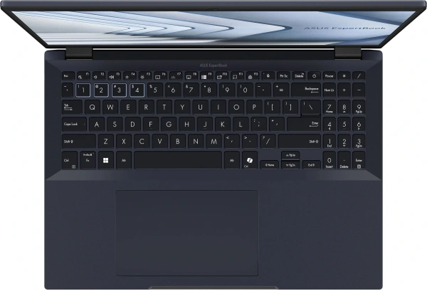 Ноутбук Asus Expertbook B3 B3604CVA-Q90151 Core i5 1335U 16Gb SSD512Gb Intel Iris Xe graphics 16" IPS WUXGA (1920x1200) без ОС black WiFi BT Cam (90NX07B1-M00550)