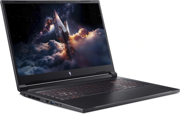 Ноутбук Acer Nitro V 17 AI ANV17-41-R0P2 Ryzen 7 260 32Gb SSD1Tb NVIDIA GeForce RTX 5060 8Gb 17.3" IPS FHD (1920x1080) без ОС black WiFi BT Cam (NH.QYVCD.006)