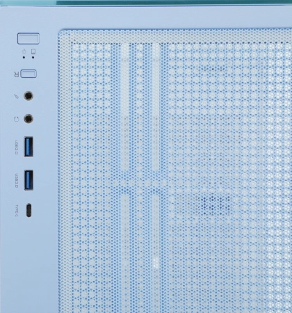 Корпус Thermaltake View 270 TG ARGB Hydrangea голубой без БП ATX 9x120mm 2x140mm 1x200mm 2xUSB3.0 audio bott PSU