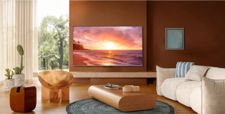 Телевизор QLED Skyworth 65" 65Q77G Magic Sound Game TV Frameless серый-металлик/серый 4K Ultra HD 144Hz MEMC DVB-T DVB-T2 DVB-C DVB-S DVB-S2 USB WiFi Smart TV