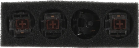 Клавиатура Redragon Caraxes Pro механическая черный USB беспроводная BT/Radio slim for gamer LED (71554) кабель 1.8м