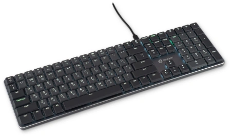 Клавиатура Оклик K953X механическая черный/серый USB Multimedia LED (1901086)