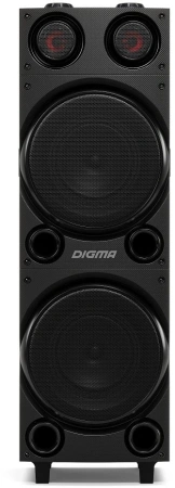 Минисистема Digma MS-14 черный 600Вт FM USB BT micro SD