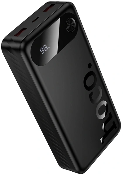 Мобильный аккумулятор Hoco J154A 20000mAh QC3.0/PD 22.5W 3A 2xUSB-A/USB-C черный (60761)