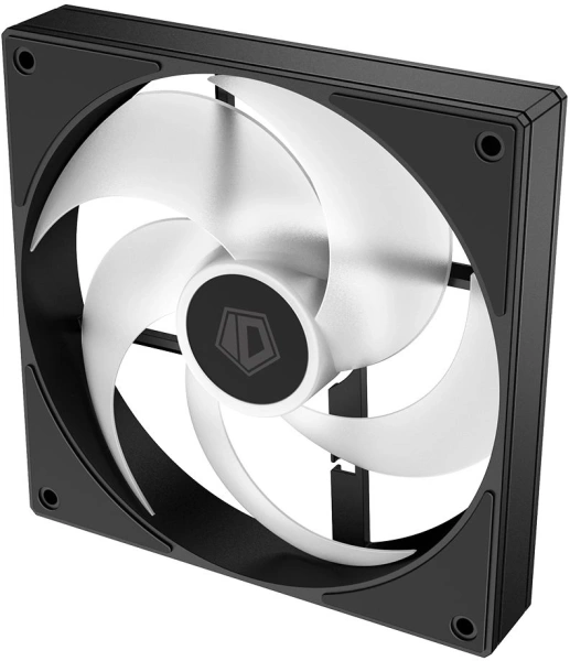 Вентилятор для корпуса ID-Cooling AS-140-ARGB-K ARGB 140х140x25 черный 4-pin 24.9дБ Ret
