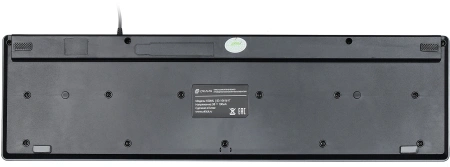 Клавиатура Оклик 550ML черный USB slim Multimedia LED (1061617)