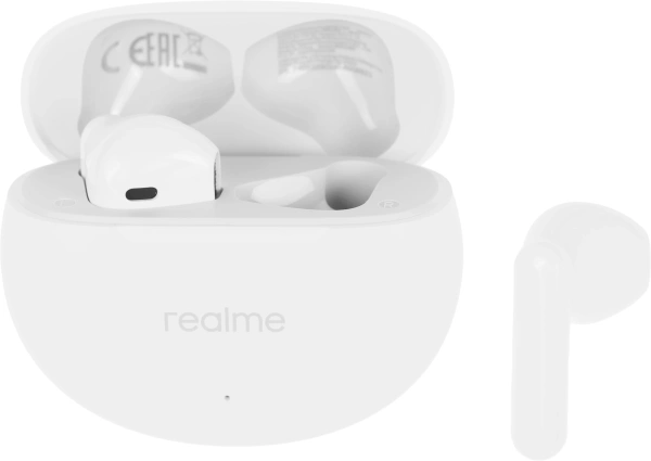 Гарнитура вкладыши Realme Buds T01 белый беспроводные bluetooth в ушной раковине (6941764436206)