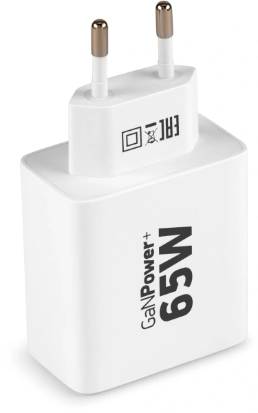 Сетевое зар./устр. Digma Pro DPW6B 65W 3.25A (PD+QC) 2хUSB-C/USB-A универсальное белый (DPW6B5GX12WH)