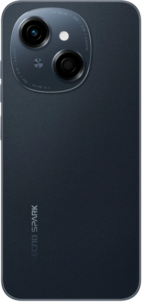 Смартфон Tecno Spark Go 1 64Gb 3Gb черный моноблок 3G 4G 2Sim 6.67" 720x1600 Android 14 Go 13Mpix 802.11 a/b/g/n/ac GPS Protect A-GPS microSD max1024Gb
