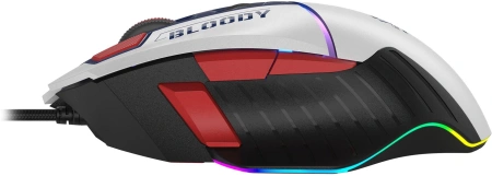 Мышь A4Tech Bloody W95 Max Sports синий/белый оптическая 12000dpi USB 10but (W95 MAX SPORTS NAVY)