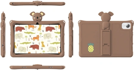 Планшет Digma Kids A10 SC9863A (1.6) 8C RAM2Gb ROM32Gb 10.1" IPS 1280x800 4G Android 11.0 Go коричневый 2Mpix 0.3Mpix BT WiFi microSD 128Gb GPRS EDGE 5000mAh 6hr 600hrs