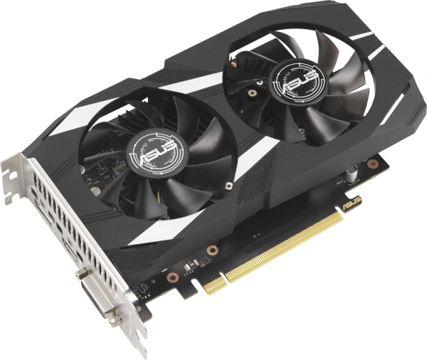 Видеокарта Asus PCI-E 4.0 DUAL-RTX3050-O6G NVIDIA GeForce RTX 3050 6Gb 96bit GDDR6 1507/14000 DVIx1 HDMIx1 DPx1 HDCP Ret