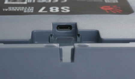 Клавиатура A4Tech S87 Energy механическая серый USB for gamer LED (S87 USB ENERGY ASH) кабель 1.8м