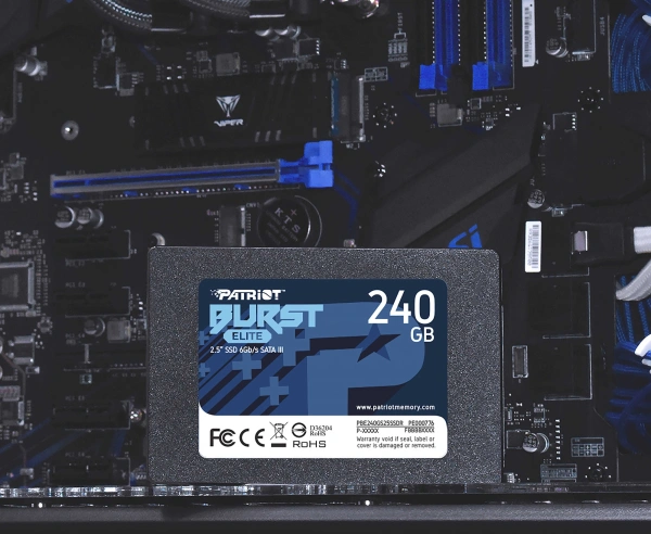 Накопитель SSD Patriot SATA-III 240GB PBE240GS25SSDR Burst Elite 2.5"