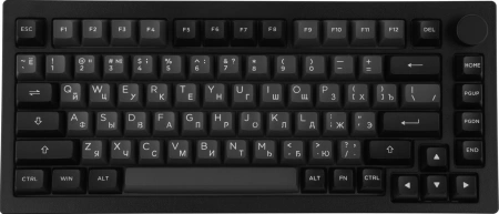 Клавиатура Akko 5075B Plus механическая черный/серебристый беспроводная BT Multimedia for gamer LED