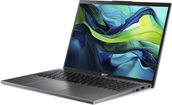Ноутбук Acer Aspire 16 A16-51GM-57T5 Core 5 120U 8Gb SSD512Gb NVIDIA GeForce RTX 2050 4Gb 16" IPS WUXGA (1920x1200) без ОС metall WiFi BT Cam (NX.KXUCD.001)