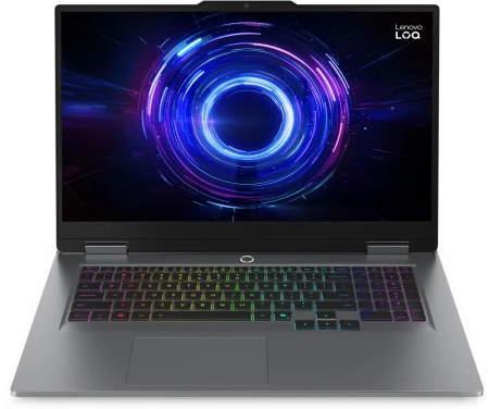 Ноутбук Lenovo LOQ 17IRX10 Core i7 14700HX 24Gb SSD1Tb NVIDIA GeForce RTX 5060 8Gb 17.3" IPS FHD (1920x1080) без ОС grey WiFi BT Cam (83JH003MRK)