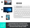 Клавиатура Logitech K380 белый беспроводная BT (920-009589)
