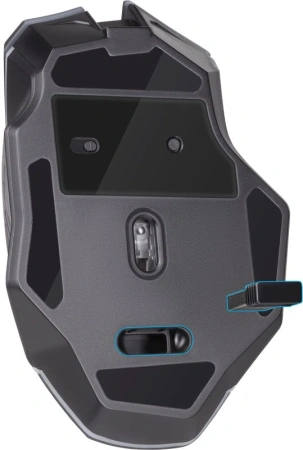 Мышь Defender Uran GM-503 черный оптическая 3200dpi беспров. USB для ноутбука 7but (52503)