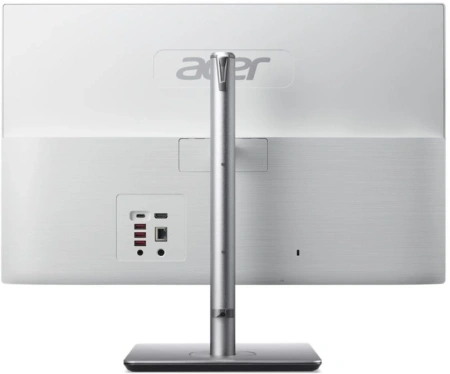 Моноблок Acer Aspire C24-195ES 23.8" Full HD Core Ultra 7 155U (1.7) 16Gb SSD512Gb Graphics CR Eshell GbitEth WiFi BT 65W клавиатура мышь Cam серебристый 1920x1080