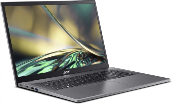 Ноутбук Acer Aspire 3 A317-55P-C3XL N-series N100 8Gb SSD512Gb Intel UHD Graphics 17.3" IPS FHD (1920x1080) без ОС silver WiFi BT Cam (NX.KDKCD.00J)