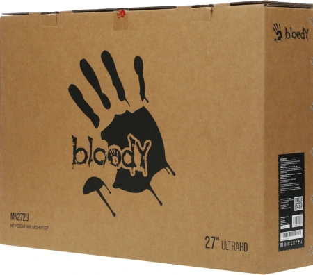 Монитор Bloody 27" MN272U черный IPS LED 1ms 16:9 HDMI M/M матовая HAS 400cd 178гр/178гр 3840x2160 160Hz G-Sync FreeSync DP 4K 6.5кг
