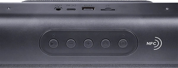 Колонка порт. Ural ТТ М100+ серый 6W 1.1 BT/3.5Jack/USB-C 10м 1200mAh (УРАЛ ТТ М100+ СЕРЫЙ)