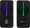 Колонки Оклик OK-120U 2.0 черный 6Вт