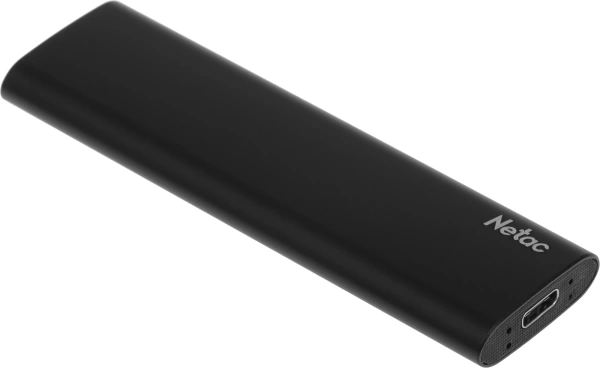 Накопитель SSD Netac USB-C 128GB NT01ZSLIM-128G-32BK Z Slim черный