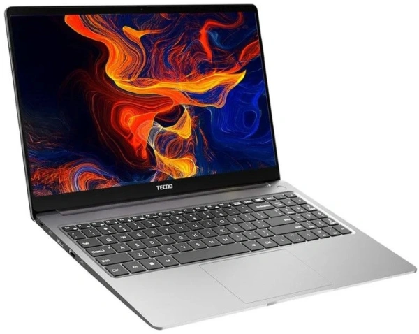 Ноутбук Tecno MegaBook T1 Ryzen 5 5560U 16Gb SSD1Tb AMD Radeon Graphics 15.6" IPS FHD (1920x1080) Windows 11 Home 64 silver WiFi BT Cam 6060mAh (TCN-T1R5W15.1.SL)