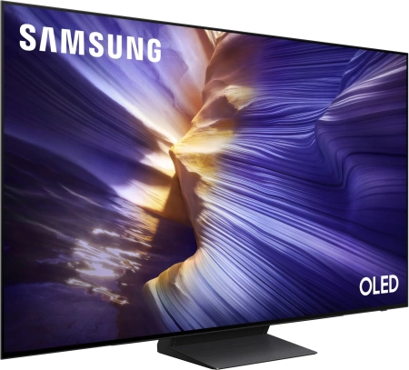 Телевизор OLED Samsung 65" QE65S90FAEXRU Series 9 черный графит 4K Ultra HD 120Hz DVB-T2 DVB-C DVB-S2 USB WiFi Smart TV