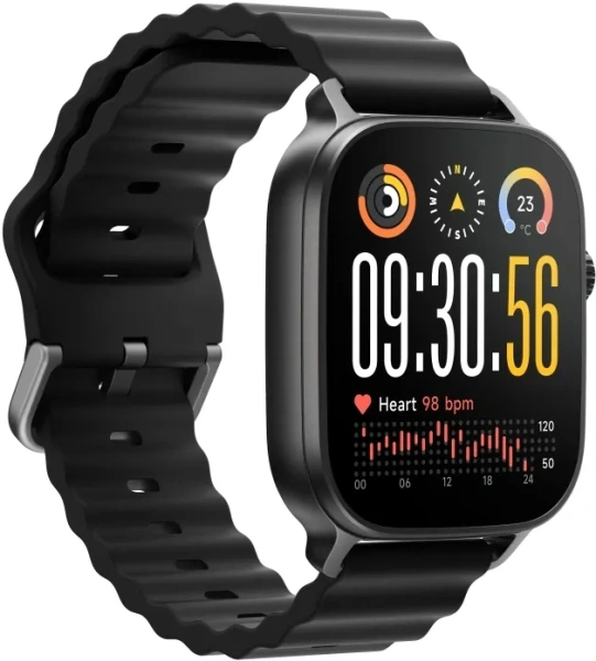 Смарт-часы Realme Watch 5 22мм 1.97" AMOLED корп.черный рем.черный разм.брасл.:160-230мм (RMW2501)
