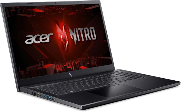Ноутбук Acer Nitro V 15 ANV15-51-55MP Core i5 13420H 16Gb SSD512Gb NVIDIA GeForce RTX 3050 6Gb 15.6" IPS FHD (1920x1080) без ОС black WiFi BT Cam (NH.QN9CD.007)