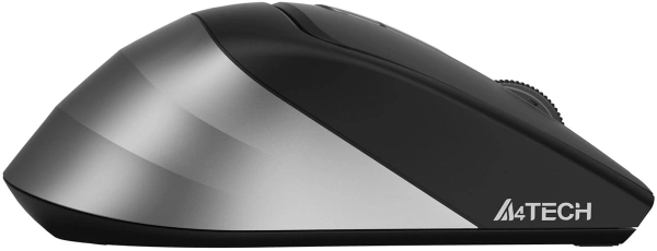 Мышь A4Tech Fstyler FG35S серый/черный оптическая 2000dpi silent беспров. USB 5but (FG35S USB GREY)
