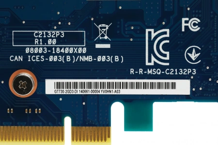 Видеокарта Asus PCI-E 2.0 GT730-2GD3-BRK-EVO NVIDIA GeForce GT 730 2Gb 64bit DDR3 902/1800 DVIx1 HDMIx1 CRTx1 HDCP Ret