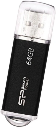 Флеш Диск Silicon Power 64Gb Ultima II-I Series SP064GBUF2M01V1K USB2.0 черный