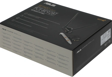 Сетевой адаптер Wi-Fi + Bluetooth Asus PCE-BE92BT BE9400 PCI Express (ант.внеш.несъем.) 2ант.