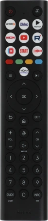 Телевизор LED Hisense 55" 55A6Q черный 4K Ultra HD 60Hz MEMC DVB-T DVB-T2 DVB-C DVB-S DVB-S2 USB WiFi Smart TV