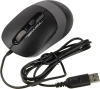 Мышь A4Tech Fstyler FM10 черный/серый оптическая 1600dpi USB 4but (FM10 GREY)