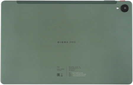 Планшет Digma Pro Pulse T616 (2.0) 8C RAM8Gb ROM256Gb 10.4" In-Cell 2000x1200 4G Android 14 темно-зеленый 13Mpix 5Mpix BT WiFi microSD 128Gb 7000mAh 500hrs