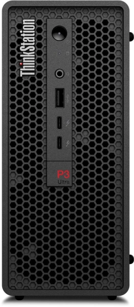 ПК Lenovo ThinkStation P3 Ultra SFF i7 14700K (3.4) 32Gb SSD1Tb UHDG 770 Windows 11 Pro 64 2.5xGbitEth+1xGbitEth 300W мышь клавиатура черный (30HBS64300)