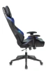 Кресло игровое Zombie VIKING 5 AERO черный/синий экокожа с подголов. крестов. пластик