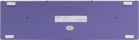 Клавиатура + мышь Acer OCC205 клав:фиолетовый мышь:фиолетовый USB беспроводная slim Multimedia (ZL.ACCEE.00D)