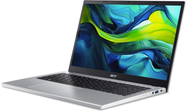 Ноутбук Acer Aspire Go AG15-31P-C1HS N-series N100 8Gb SSD512Gb Intel UHD Graphics 15.6" IPS FHD (1920x1080) без ОС silver WiFi BT Cam (NX.KX5CD.004)