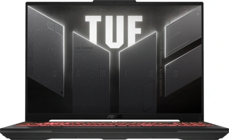 Ноутбук Asus TUF Gaming A16 FA607NUG-RL161 Ryzen 7 7445HS 16Gb SSD512Gb NVIDIA GeForce RTX4050 6Gb 16" IPS WUXGA (1920x1200) без ОС grey WiFi BT Cam (90NR0MU3-M009R0)