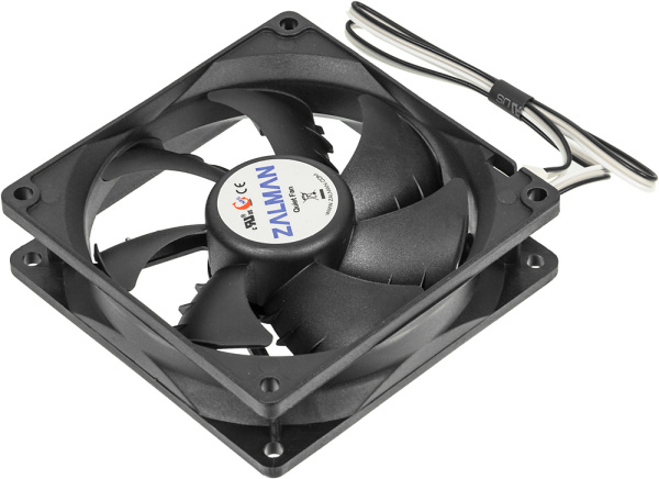 Вентилятор для корпуса Zalman ZM-F2 Plus (SF) 90х90x25 черный 3-pin 23дБ Ret