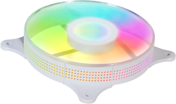 Вентилятор для корпуса GMNG GG-CF120FRGB3-PWMWH RGB 120х120x25 белый 4-pin 26дБ Ret
