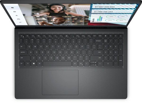 Ноутбук Dell Vostro 3520 Core i5 1235U 16Gb SSD512Gb Intel Iris Xe graphics 15.6" WVA FHD (1920x1080) Windows 11 Pro black WiFi BT Cam (3520-5652)