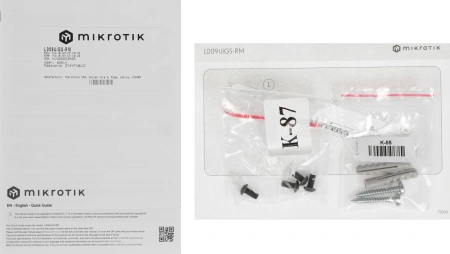 Маршрутизатор MikroTik L009UiGS-RM 10/100/1000BASE-T красный